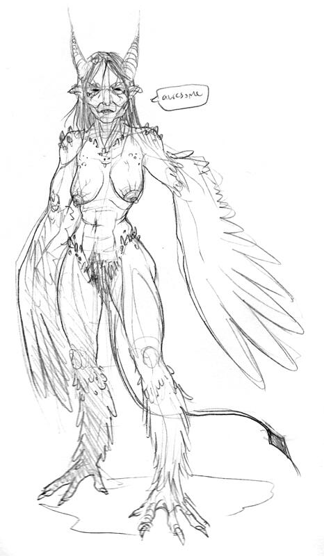Creature // Harpy