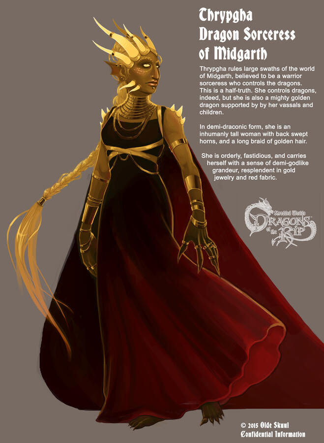 Thrypgha // Photoshop (Text by Rebecca Heineman)