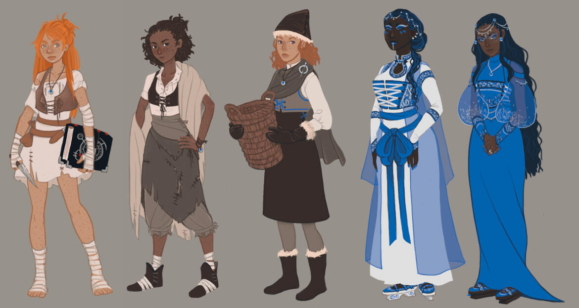 Costume concept // Arvian women