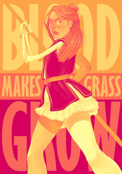 Palette challenge // Blood Makes The Grass Grow!