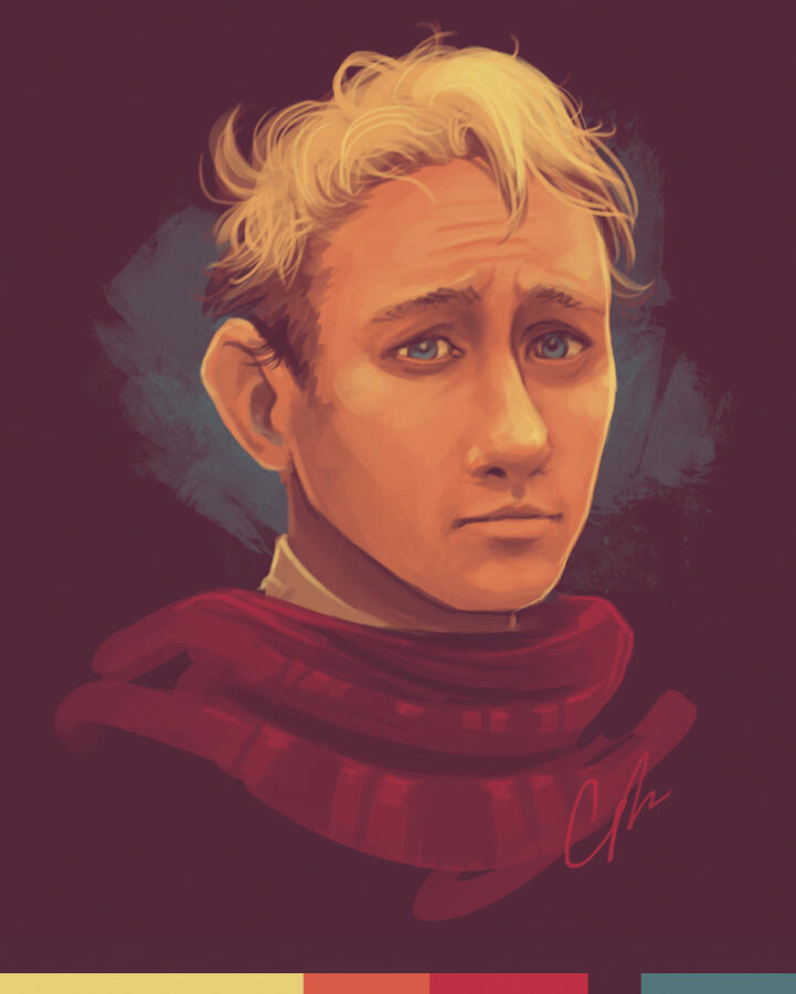 Portrait // Character "Chastity" in limited palette