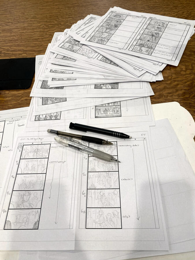 Traditional Storyboarding