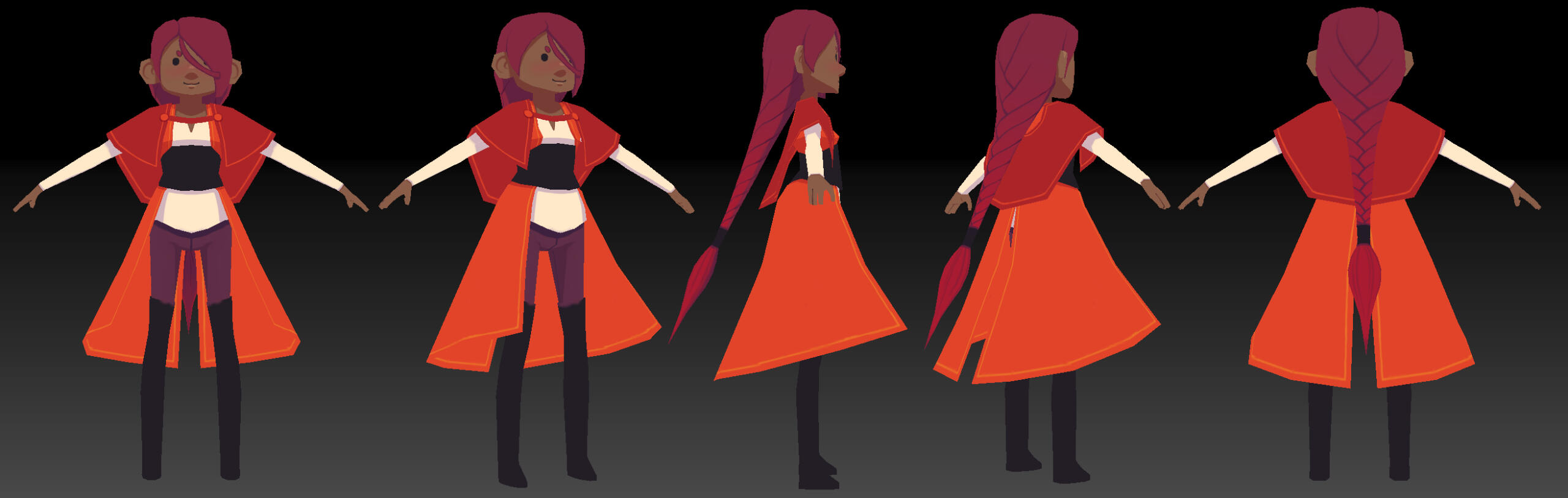 Design + Model // Phoenix Low Poly