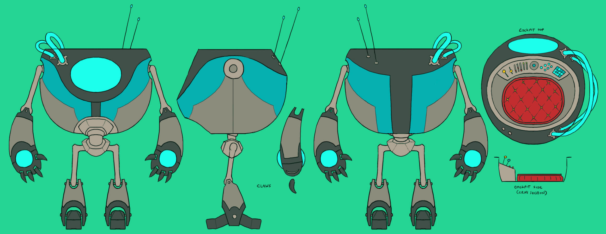 Turnaround // TTWYM: Mechanical Armor for a cat